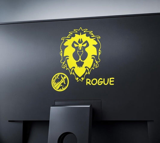 Custom WoW Vinyl Decal – Alliance, Horde, Class Logo Stickers