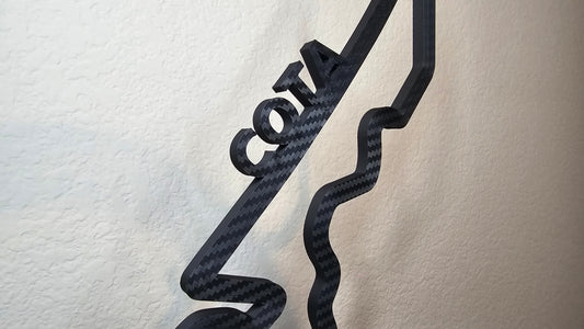 Formula One Race Tracks Carbon Fiber Look Wall Art - 2026 F1 Schedule