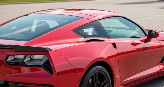 2 American Flag Vinyl Decal - USA Sticker