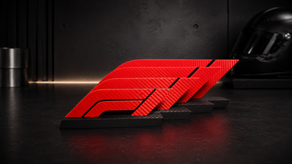 F1 Desk Decor – Carbon Fiber Style 3D Printed Formula 1 Display | Racing Gift for Car Enthusiasts