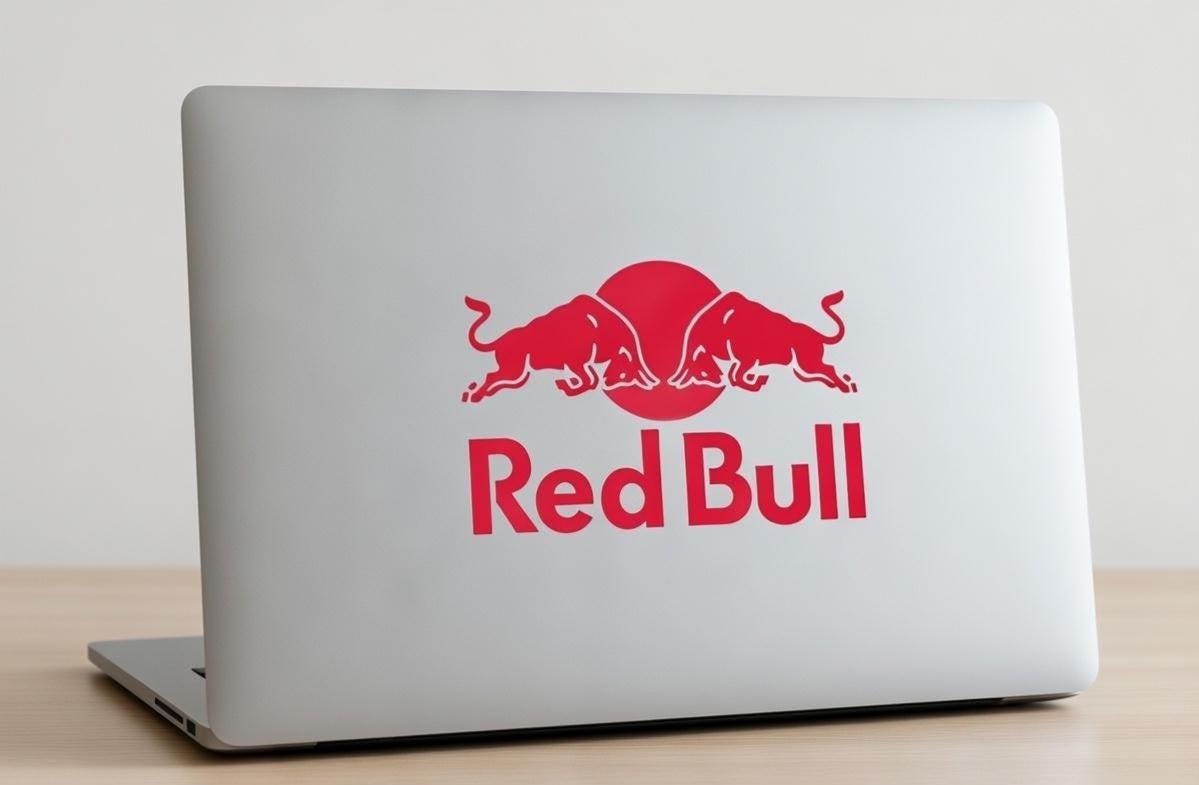 Red Bull Vinyl Decal - Sticker - V2