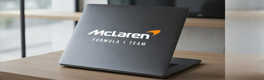 McLaren F1 Team Logo Vinyl Decal – Formula One Car Window, Laptop Sticker